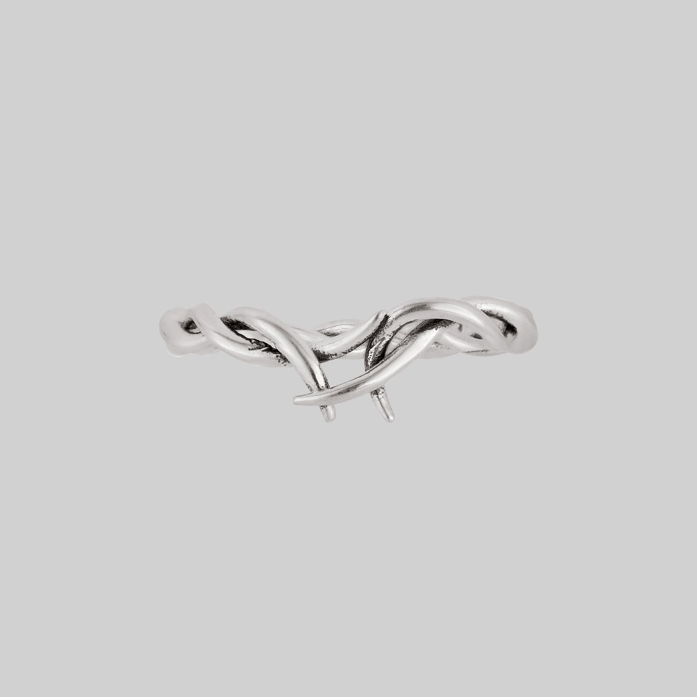 Intertwined on sale silver rings