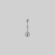 Titanium Belly Bar - Silver