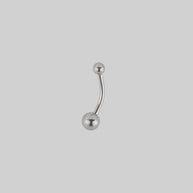 Titanium Belly Bar - Silver