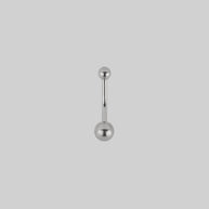 Titanium Belly Bar - Silver