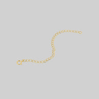 18k gold plated extension chain