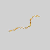 Gold plated extension chain