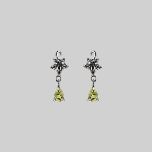 EXILE. Dazzle Chain Hoop Drop Earrings - Gold