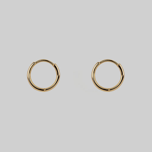 TUTSI EXTRA MINI. Gold Septum Clicker Ring