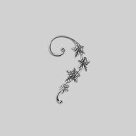 climbing ivy ear stud silver