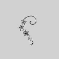 climbing ivy ear stud silver