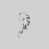 climbing ivy ear stud silver