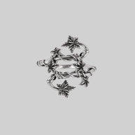 climbing ivy ring silver