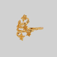 climbing ivy ring gold