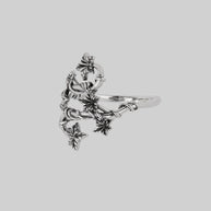 climbing ivy ring silver