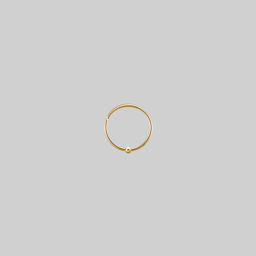 Thick nose ring - GOLD – ORNAATE