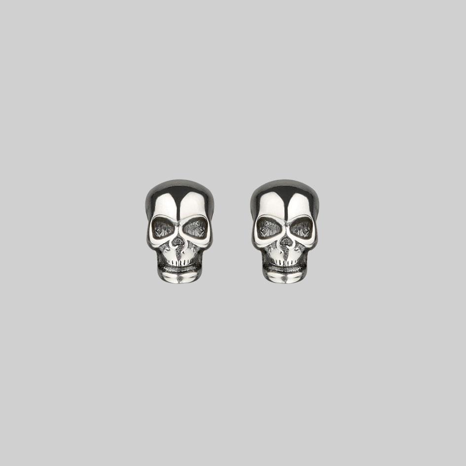 Skull deals ear studs